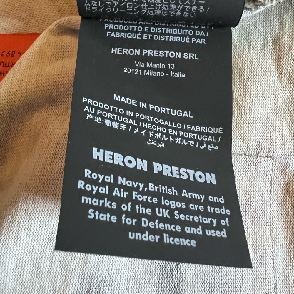 Heron Preston Chest-Pocket Camouflage Military T-shirt - Picture 10 of 12